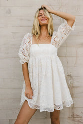 Leda Floral Babydoll Dress -