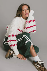 Inara Knit Sweater in Red -