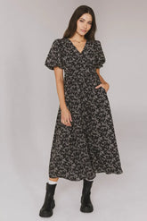 Elladine Floral Midi Dress -
