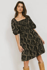 Bellamy Mini Dress in Black -