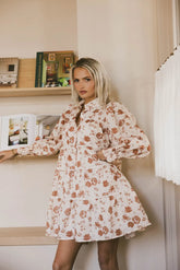 Parlor Floral Embroidered Mini Dress -