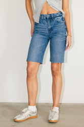 Marlene Denim Shorts in Medium Wash -