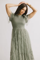 Charlie Lace Midi Dress -