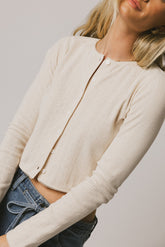 Berlin Knit Cardigan in Ivory -