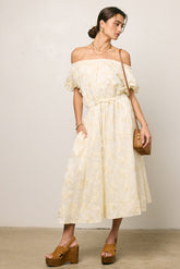 Carol Floral Midi Dress -