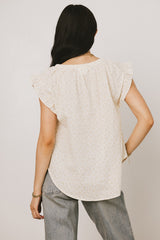 Rome Floral Blouse in Yellow -