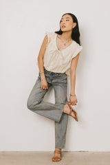 Rome Floral Blouse in Yellow -