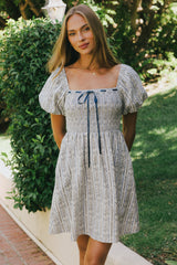 Arlet Smocked Mini Dress -