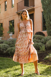 Francis Floral Midi Dress -