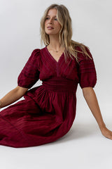 Tammia Ric Rac Midi Dress -