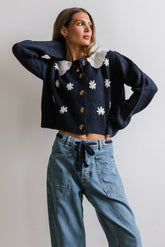 Ricky Embroidered Cardigan -