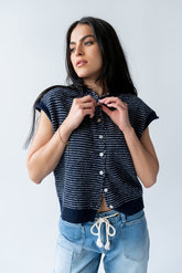 Clark Cardigan in Navy -