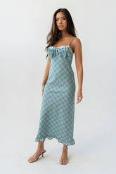 Mylee Plaid Maxi Dress -