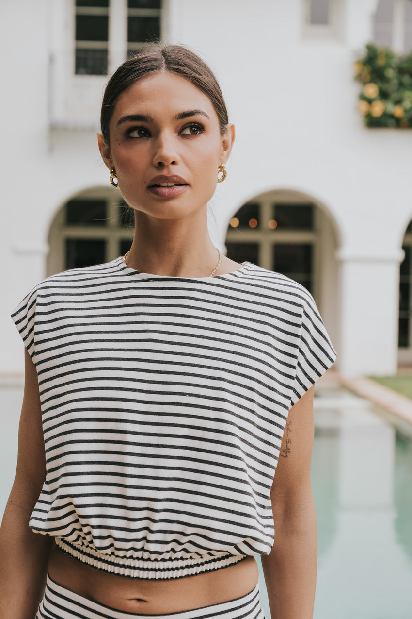 Camille Striped Top -