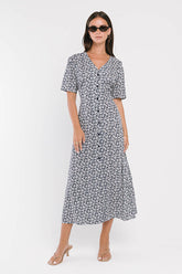 Lorie Maxi Dress in Blue -