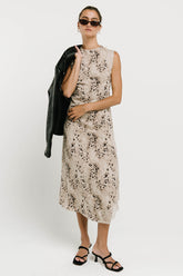 Sienna Satin Midi Dress
