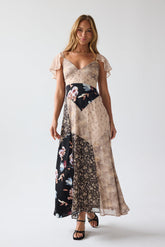Zola Patchwork Maxi Dress -