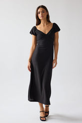 Cammie Maxi Dress in Black -