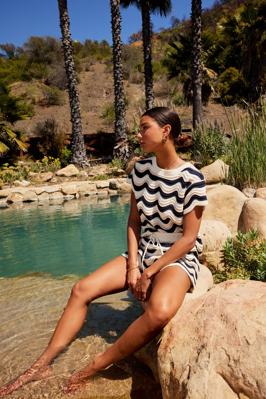 Malia Waved Sweater -