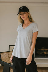 Priya Top in Grey -