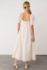 Natalia Floral Embroidered Dress -
