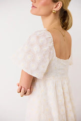 Natalia Floral Embroidered Dress -