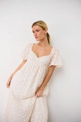 Natalia Floral Embroidered Dress -