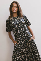 Serena Velvet Midi Dress -