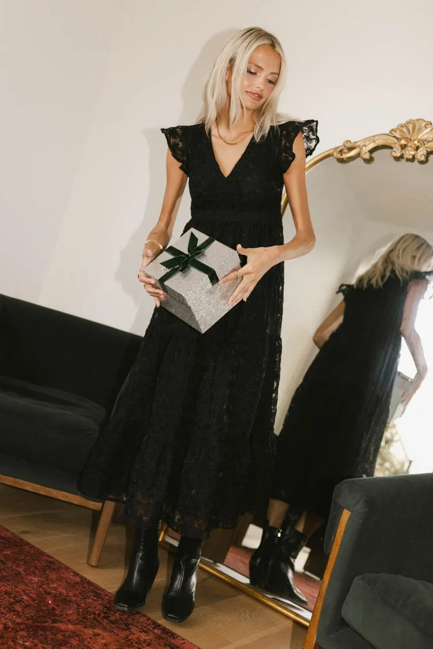Isn't It Lovely Dress in Black - 