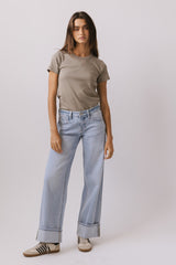 Mckenna T-Shirt in Taupe -