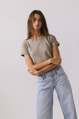 Mckenna T-Shirt in Taupe -