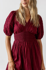 Tammia Ric Rac Midi Dress -