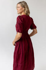 Tammia Ric Rac Midi Dress -